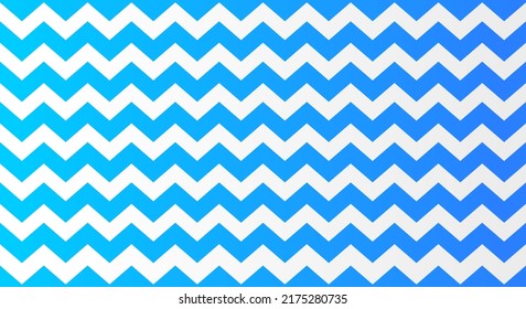 Zigzag gradient blue and white pattern background