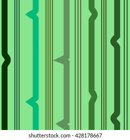 Zigzag green seamless pattern. Fashion graphic background design. Modern stylish abstract texture. Colorful template for prints, textiles, wrapping, wallpaper, website. VECTOR illustration