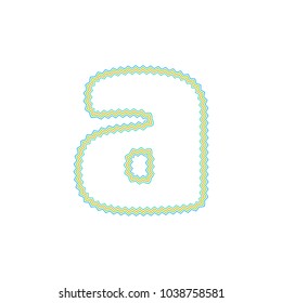 A Zigzag Letter Logo Icon Design