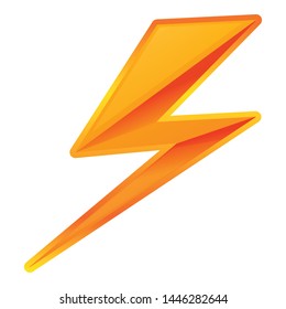 Zigzag Lightning Bolt Icon Cartoon Zigzag Stock Vector (Royalty Free ...