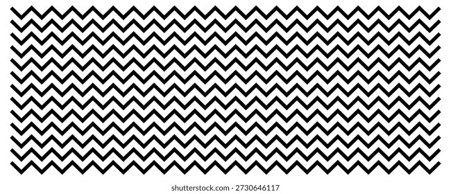 Línea de zigzag textura de semitono raya de chevron desteñida. Horizontales líneas en zigzag negro sobre un patrón de fondo blanco. Ilustración Abstractas del patrón del chevrón del zigzag, textura geométrica audaz de la línea, fondo blanco negro inconsútil, diseño óptico moderno.
