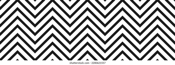 Zigzag line pattern banner background. Triangle illusion effect wallpaper.