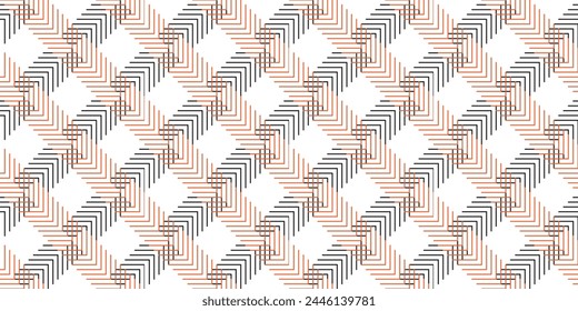 Zigzag line , seamless pattern. Vector illustration.