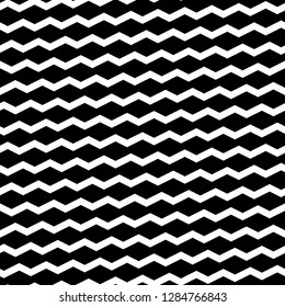 Zigzag lines background. Linear backdrop. Triangular waves ornament. Digital paper, textile print, web design. Curves image. Jagged stripes motif. Seamless pattern