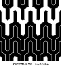 Zigzag lines background. Seamless pattern. Curves image. Digital paper, textile print, web design.Geometric waves ornament. Linear backdrop. Jagged stripes motif.