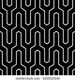Zigzag lines background.Geometric waves ornament. Jagged stripes motif. Seamless pattern. Curves image. Linear backdrop. Digital paper, textile print, web design