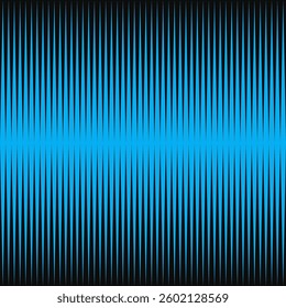 Zigzag lines blue, black sound wave. A background made from vertical spikes.