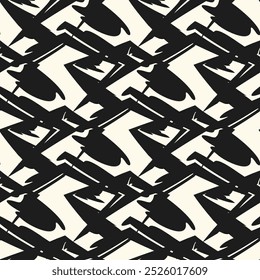 Zigzag lines. Jagged stripes. Seamless surface pattern design with triangular waves ornament. Repeated chevrons wallpaper. Digital paper for page fills, web designing, textile print. Vector art.