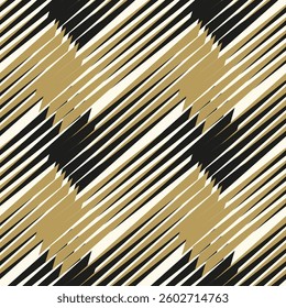 Zigzag lines. Jagged stripes. Seamless surface pattern design with triangular waves ornament. Repeated chevrons wallpaper. Digital paper for page fills, web designing, textile print. Vector art.
