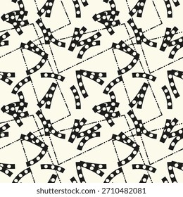 Ziguezague. Listras irregulares. Design de padrão de superfície uniforme com ornamento de ondas triangulares. Papel de parede de divisas repetido. Papel digital para preenchimento de páginas, web design, impressão têxtil. Arte vetorial.