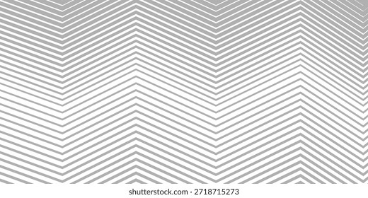 Líneas en zigzag. Rayas irregulares. Diseño de patrón de superficie sin fisuras con adorno de ondas triangulares. Fondo de pantalla de chevrones repetidos. Papel digital para rellenos de páginas, diseño de Web, impresión textil. Arte vectorial.