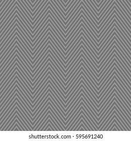 Zigzag lines. Jagged stripes. Seamless surface pattern design with wavy linear ornament. Repeated chevrons wallpaper. Digital paper for page fills, web designing, textile print. Vector illustration.