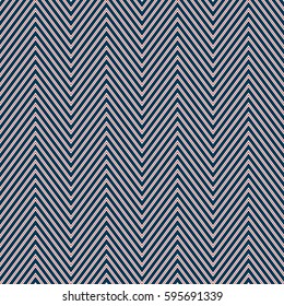 Zigzag lines. Jagged stripes. Seamless surface pattern design with wavy linear ornament. Repeated chevrons wallpaper. Digital paper for page fills, web designing, textile print. Vector illustration.