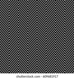 Zigzag lines. Jagged stripes. Seamless surface pattern design with wavy linear ornament. Repeated chevrons wallpaper. Digital paper for page fills, web designing, textile print. Vector illustration.