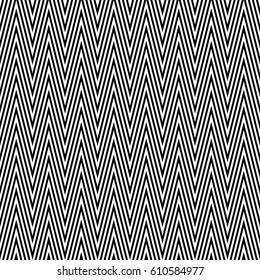 Zigzag lines. Jagged stripes. Seamless surface pattern design with sharp waves ornament. Repeated chevrons wallpaper. Digital paper for page fills, web designing, textile print. Vector illustration.