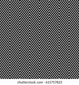 Zigzag lines. Jagged stripes. Seamless surface pattern design with wavy linear ornament. Repeated chevrons wallpaper. Digital paper for page fills, web designing, textile print. Vector illustration.