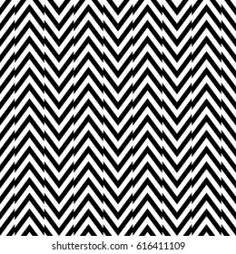 Zigzag lines. Jagged stripes. Seamless surface pattern design with triangular waves ornament. Repeated chevrons wallpaper. Herringbone motif. 