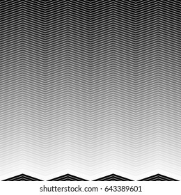 Zigzag lines. Jagged stripes. Seamless surface pattern design with triangular waves ornament. Repeated chevrons wallpaper. Digital paper for page fills, web designing, textile print. Vector art.
