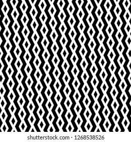 Zigzag lines, rhombuses background. Jagged stripes, diamonds ornament. Ethnic motif. Folk backdrop. Digital paper, textile print, web design. Seamless pattern
