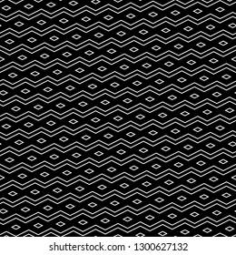 Zigzag lines, rhombuses background. Jagged stripes, diamonds ornament. Seamless pattern. Tribal backdrop.Ethnic motif. Digital paper, textile print, web design.