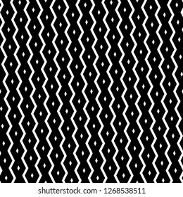 Zigzag lines, rhombuses background. Tribal backdrop. Ethnic motif. Digital paper, textile print, web design. Seamless pattern.Jagged stripes, diamonds ornament.