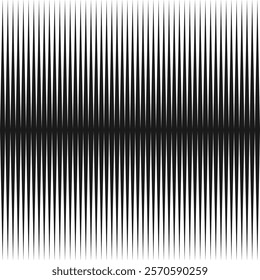 Zigzag lines sound wave, square background. A black and white backdrop made from vertical speed lines.