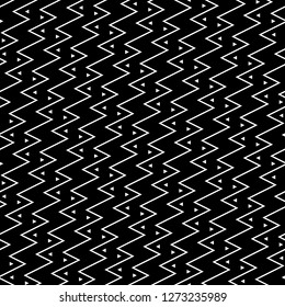 Zigzag lines, triangles background. Geometric ornament.Jagged stripes, triangular shapes motif. Digital paper, textile print, web design. Seamless pattern. Geometrical backdrop