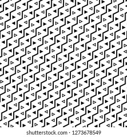 Zigzag lines, triangles background. Geometrical backdrop. Digital paper, textile print, web design. Jagged stripes, triangular shapes motif. Geometric ornament. Seamless pattern