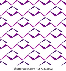 Zigzag lines, triangles background. Seamless pattern. Jagged stripes, triangular shapes ornament. Digital paper, textile print, web design. Linear backdrop. Vector.