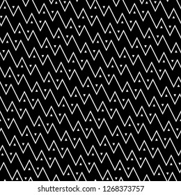 Zigzag lines, triangles background.Jagged stripes, triangular shapes motif. Geometrical backdrop. Digital paper, textile print, web design. Geometric ornament. Seamless pattern