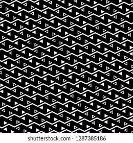 Zigzag lines, triangles ornament. Geometric background. Jagged stripes, triangular shapes motif. Seamless pattern. Linear backdrop. Digital paper, textile print, web design.