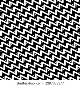 Zigzag lines, triangles ornament. Seamless pattern. Jagged stripes, triangular shapes motif. Linear backdrop. Geometric background. Digital paper, textile print, web design