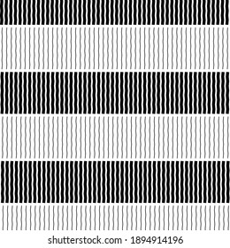Zigzag lines, vector repeating pattern, halftone texture, isolated on white, background