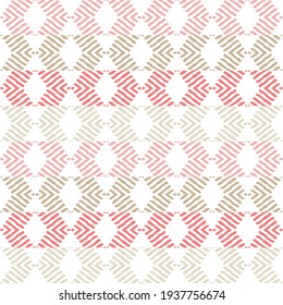 Zigzag. Mosaic with geometric shapes. Seamless pattern. Ethnic boho ornament. Vector illustration for web design or print.