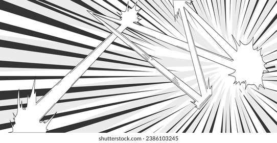 zigzag movement manga comic background