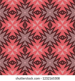 Zigzag Pattern. Background in Vector. For Scrapbooking Design, Printing, Wallpaper, Decor, Fabric, Invitation