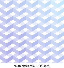 ZigZag Pattern in lavender colors. Wavy background. Grid Pattern. Abstract isometric Background. Oriental background. Winter background. Geometric pattern / background. Vector regular Texture.
