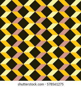 Zigzag pattern on the black background.