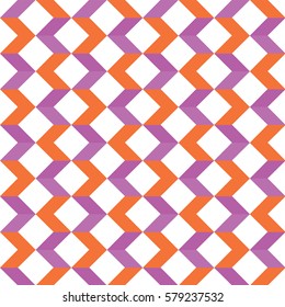 Zigzag pattern on the white background.