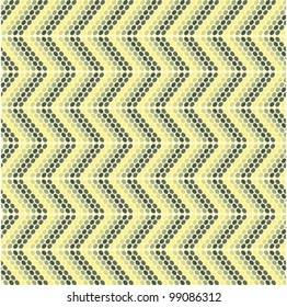 Zigzag pattern with oval models