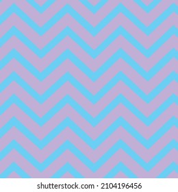 Zigzag pattern, seamless vector. blue and pink color background
