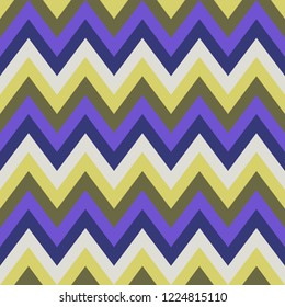Zigzag pattern seamless vector illustration. Chevron pattern for clothing fabric prints, web design, home textile, wrapping paper.
