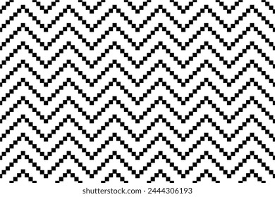 Zigzag pattern seamless. Vector illustration