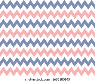 Zigzag pattern seamless. Zig zag background color. Vector abstract design.