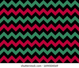 Zigzag pattern seamless. Zig zag background color. Vector abstract design.