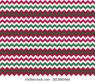 Zigzag pattern seamless. Zig zag background color. Vector abstract design.