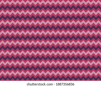 Zigzag pattern seamless. Zig zag background color. Vector abstract design.