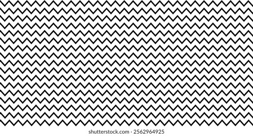 zigzag pattern style, black and white