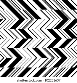 Zigzag pattern in two colors