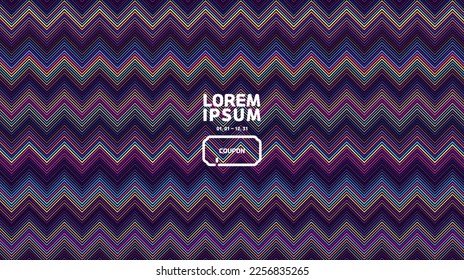 a zigzag pattern of various colors, a zigzag wallpaper
